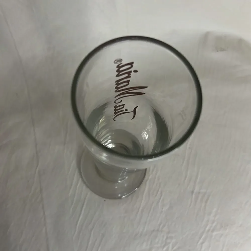 Tia Maria 16 Ounces Clear Glass Cocktail Drinking  Bar Accessories 9 1/2 In Tall